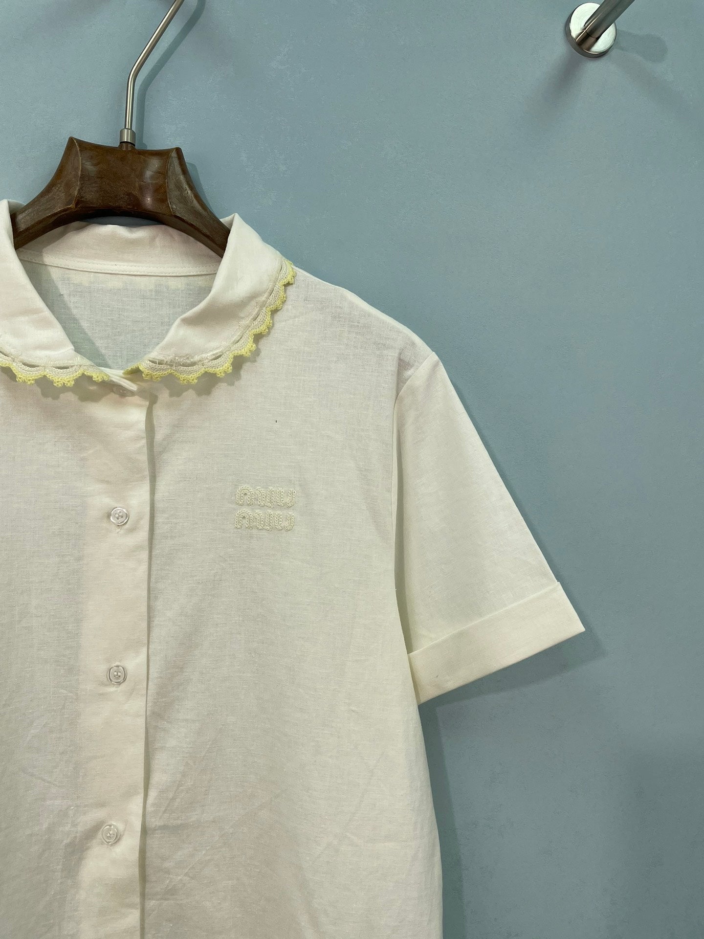 MIUMIU 26S SHORT SLEEVE SHIRT 1165