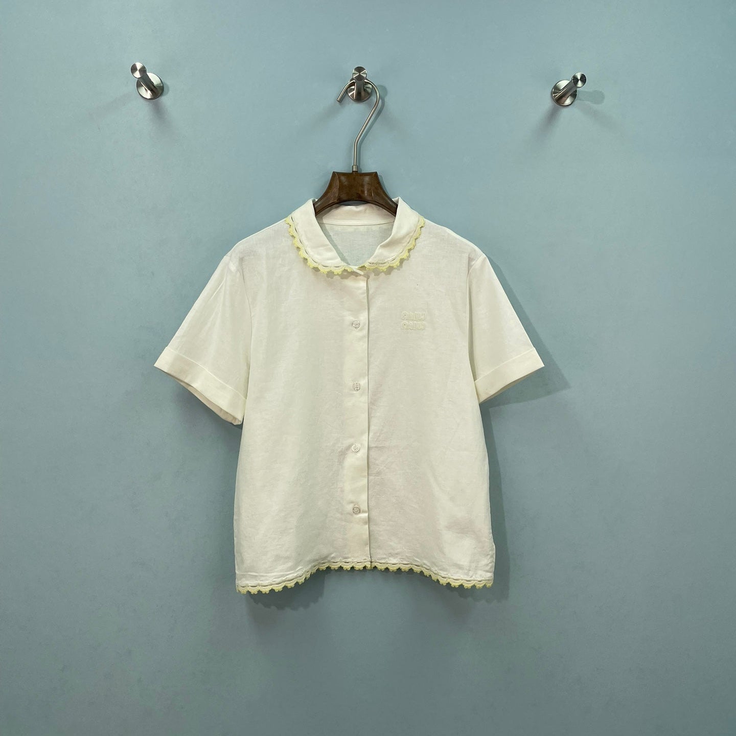 MIUMIU 26S SHORT SLEEVE SHIRT 1165