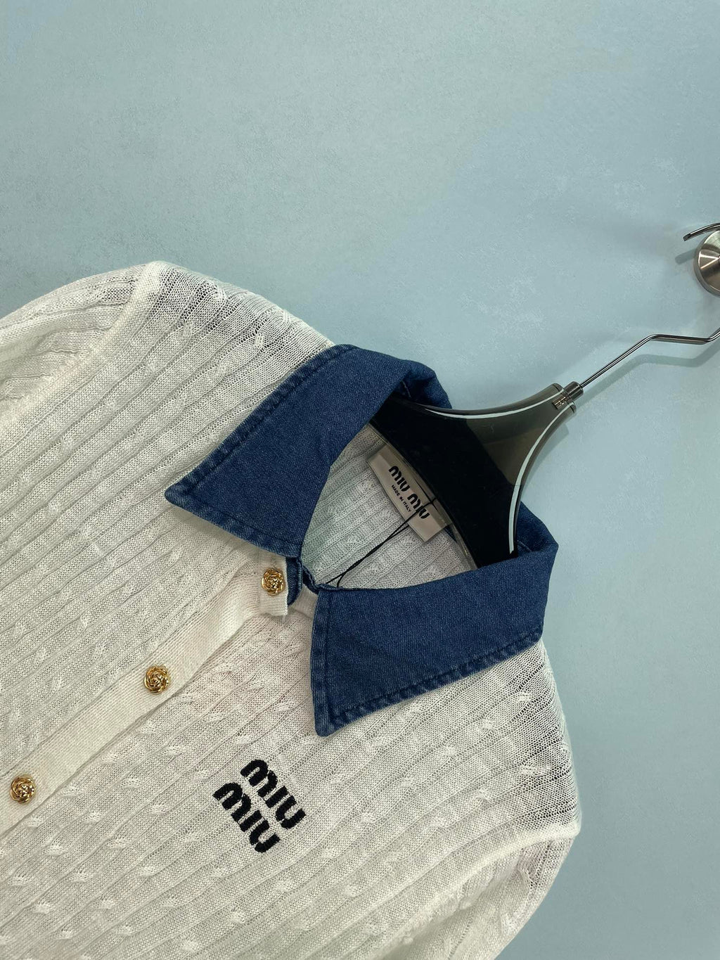 MIUMIU 26S KNIT POLO 1161