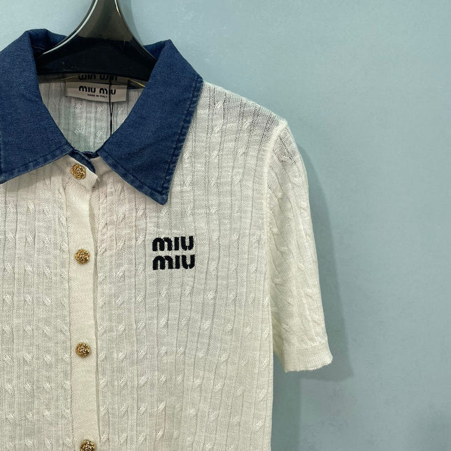 MIUMIU 26S KNIT POLO 1161