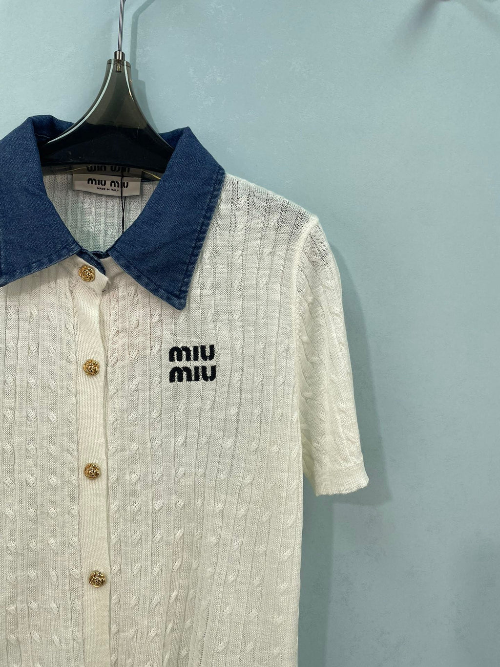 MIUMIU 26S KNIT POLO 1161