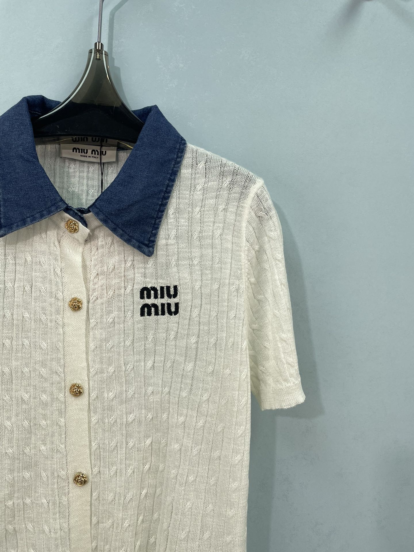 MIUMIU 26S KNIT POLO 1161