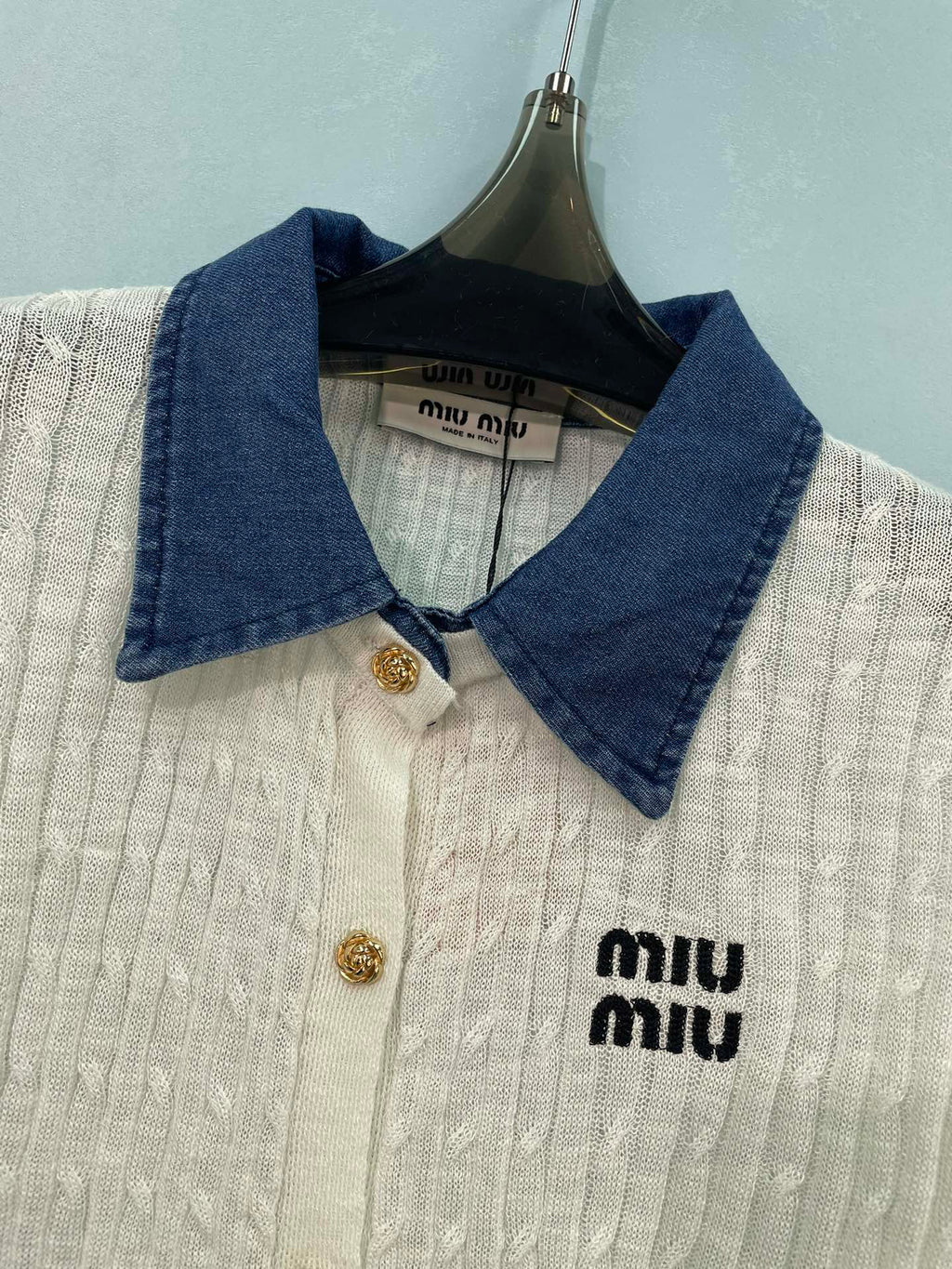MIUMIU 26S KNIT POLO 1161