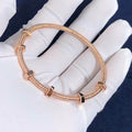 NUTS AND BOLTS PINK GOLD BRACELET