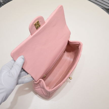 SMALL FLAP BAG CAVIAR 24CM 3892 PINK