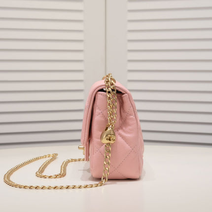 MINI FLAP BAG CAVIAR 20CM 3891 PINK