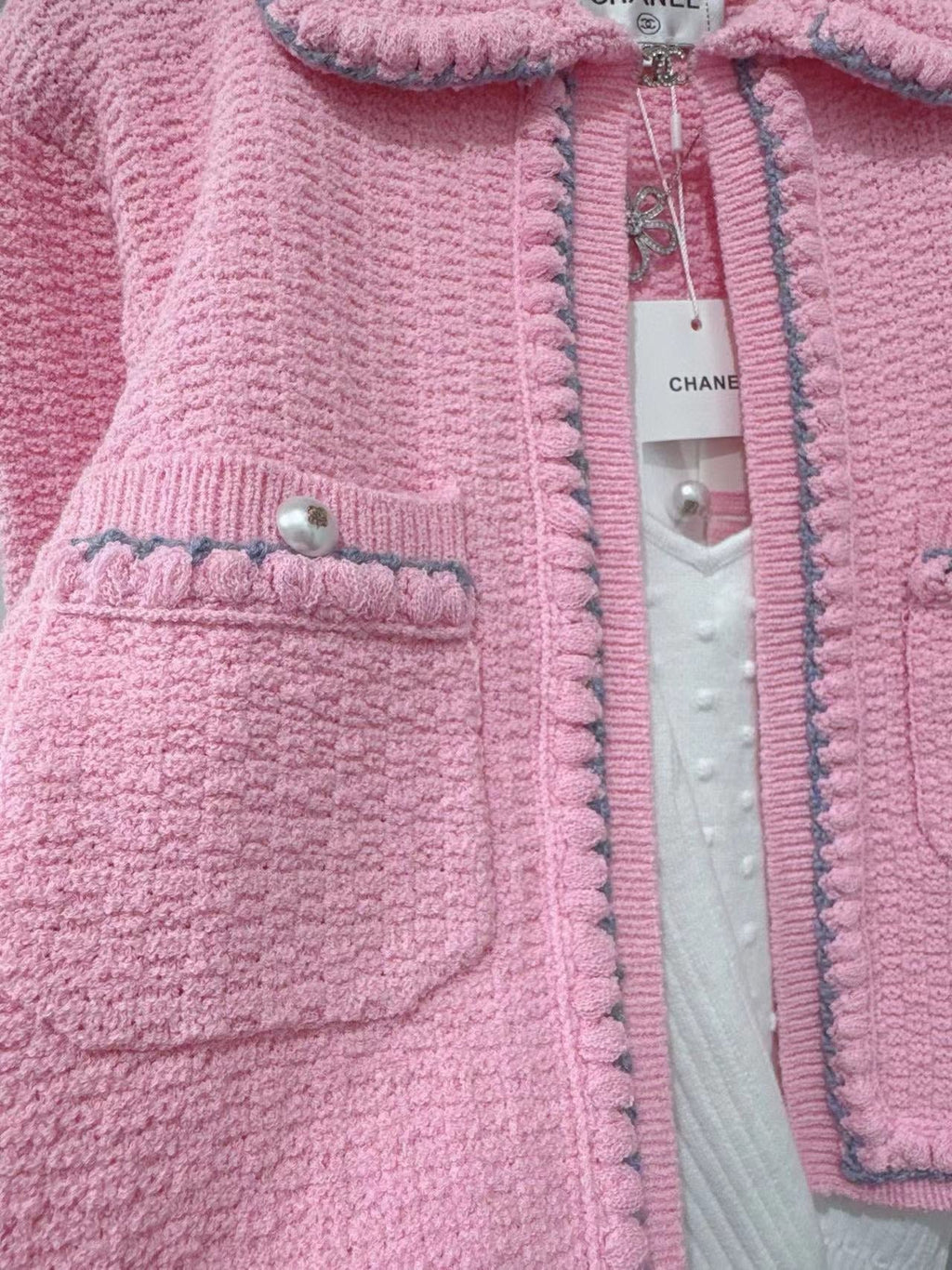 CC 25P Cardigan Pink Tweed 226820