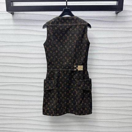 LV Monogram Denim Set