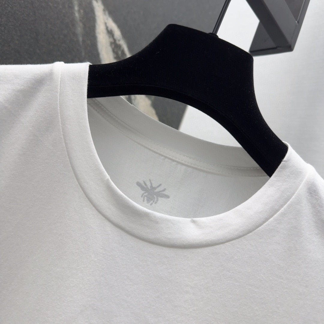 CD T-Shirt White Cotton Style 3
