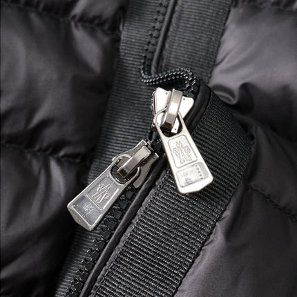 MONCLER BLACK PUFFER JACKET STYLE 2424