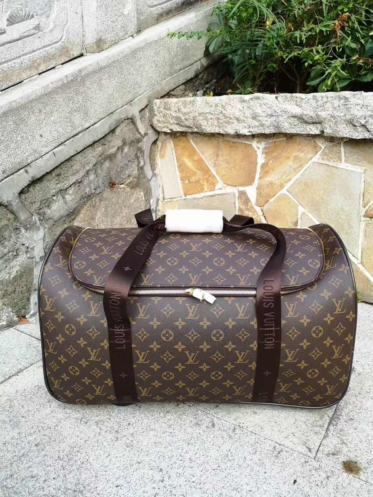 LV 55 SUITCASE IN BROWN MONOGRAM CANVAS