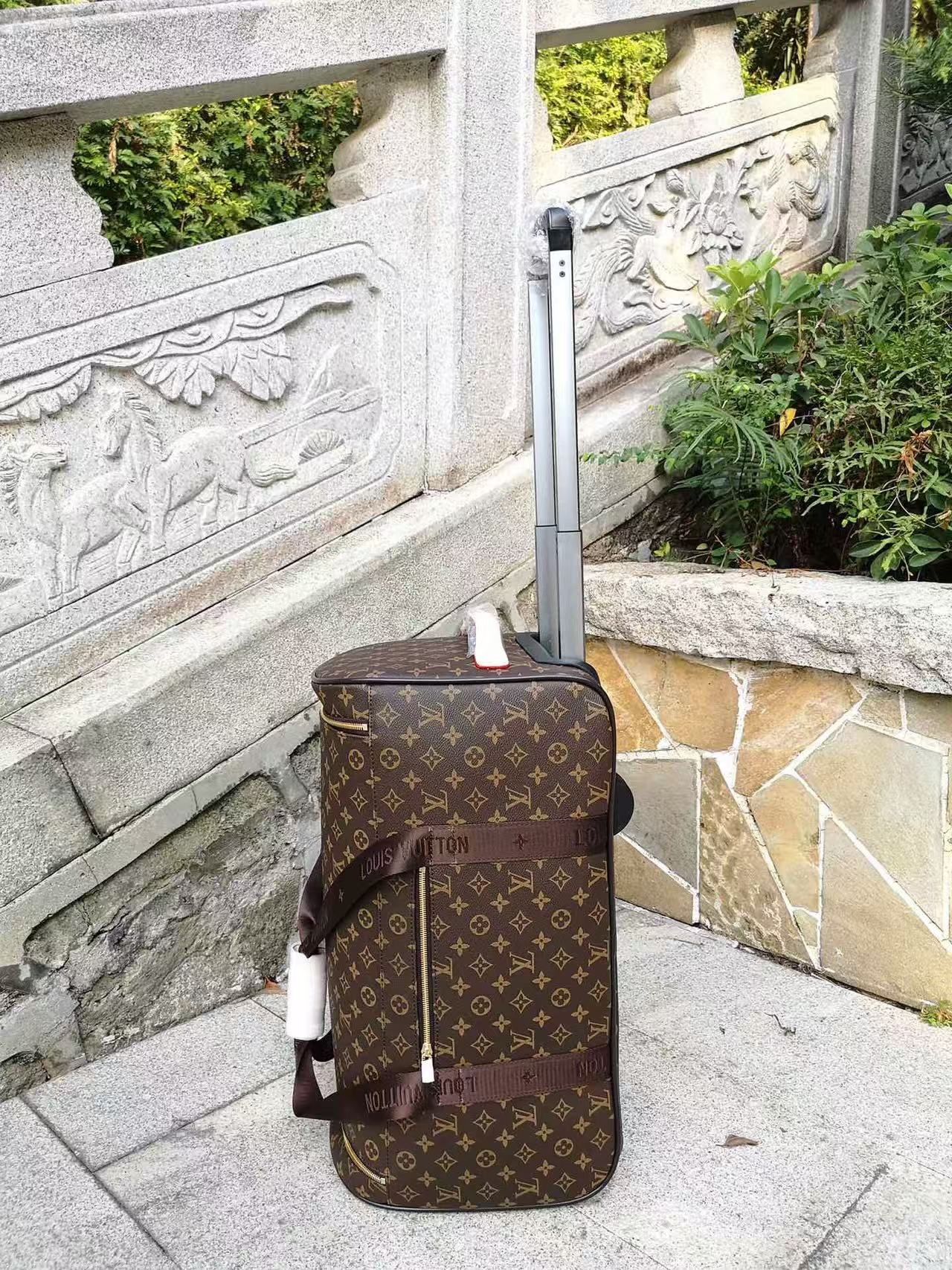 LV 55 SUITCASE IN BROWN MONOGRAM CANVAS