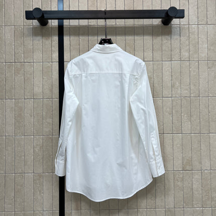 DIOR 26S CD HERITAGE SHIRT IN WHITE 7626