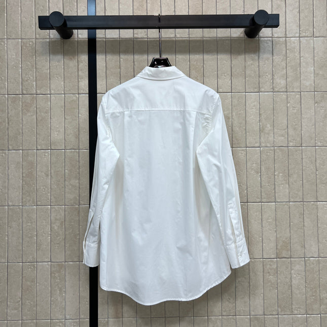 DIOR 26S CD HERITAGE SHIRT IN WHITE 7626