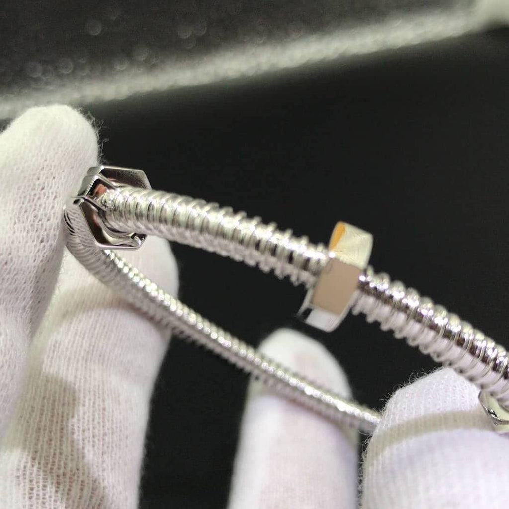 NUTS AND BOLTS SILVER BRACELET