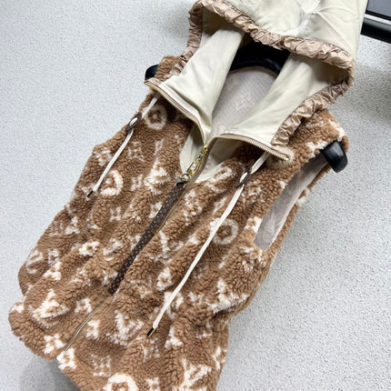 LOUIS VUITTON MONOGRAM FLEECE GILET STYLE 2146356