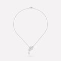 PLUME DE PEARL NECKLACE SILVER DIAMOND