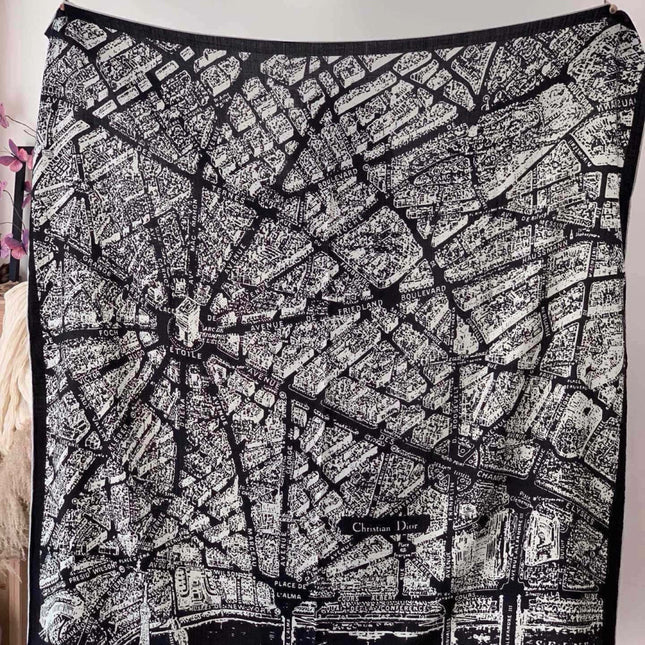 DIOR 26S SCARF 140CM IN SILK 309357
