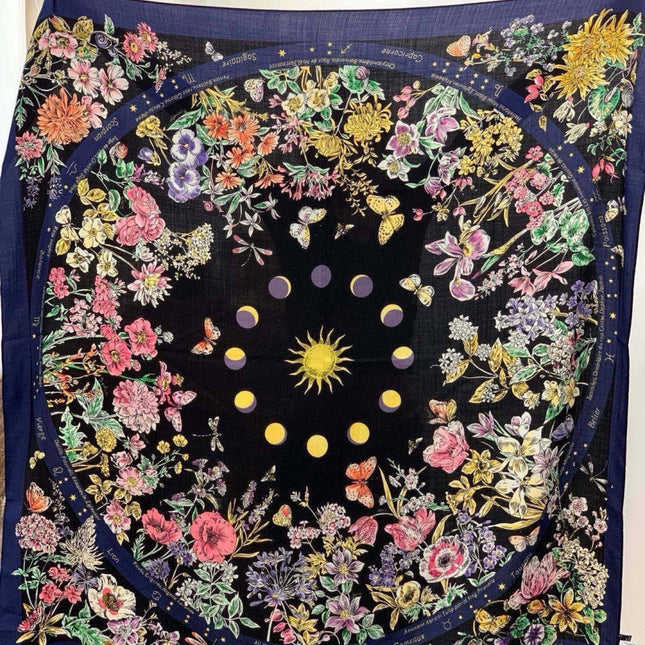 DIOR 26S SCARF 140CM IN CASHMERE SILK 309359