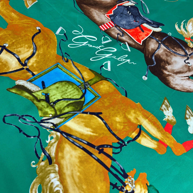HERMES 26S PRINTED SQUARE SCARF 88 IN SILK 309924