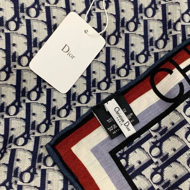 DIOR 26S SCARF 140CM IN CASHMERE SILK 311938