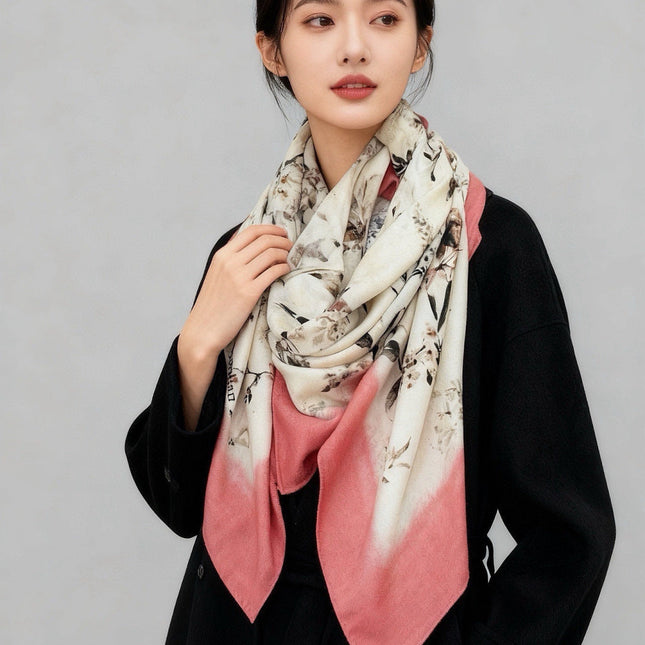 DIOR 26S SCARF 140CM IN CASHMERE SILK 311969