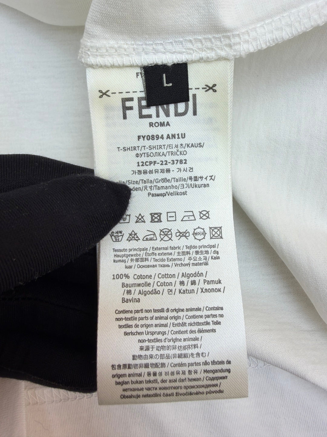 FENDI 26S SHORT SLEEVE T-SHIRT 076
