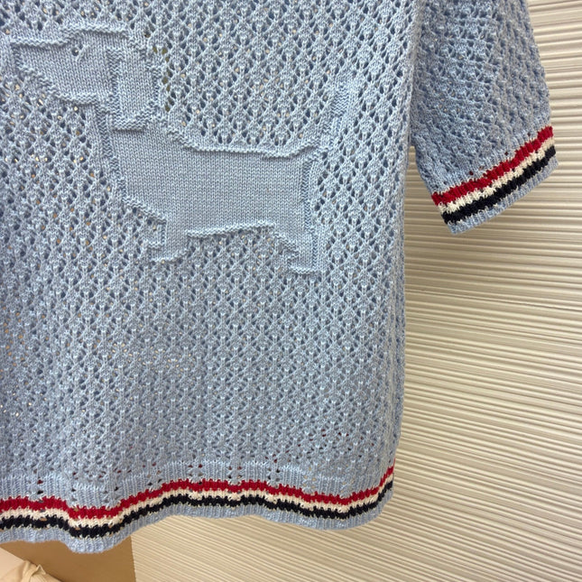 THOM 26S SHORT-SLEEVED KNIT TOP STYLE 155