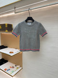 THOM 26S SHORT-SLEEVED KNIT TOP STYLE 158