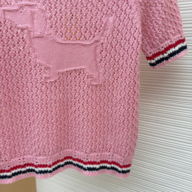 THOM 26S SHORT-SLEEVED KNIT TOP STYLE 157
