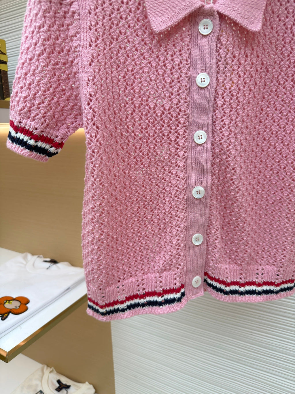THOM 26S SHORT-SLEEVED KNIT POLO SHIRT STYLE 151