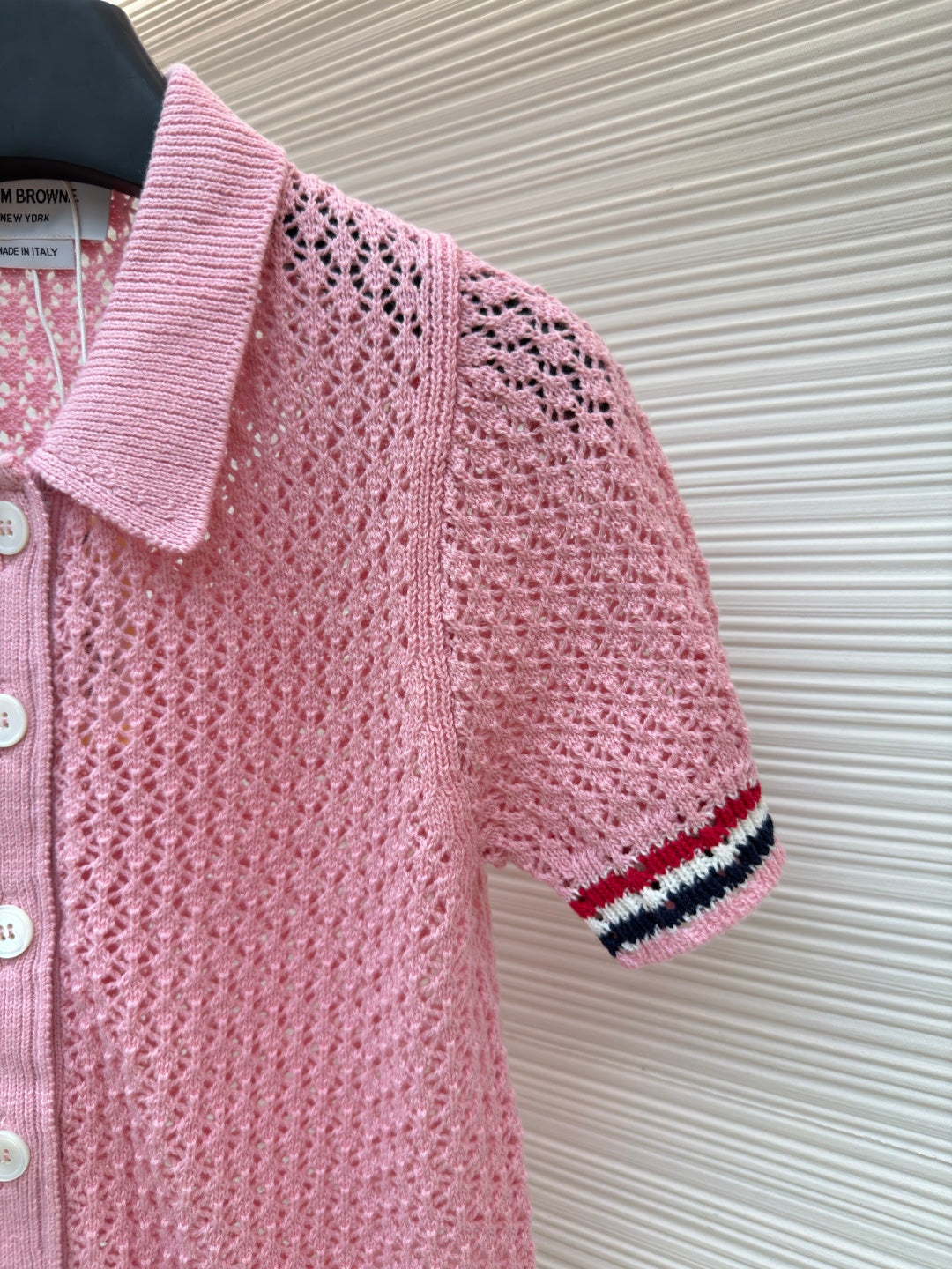 THOM 26S SHORT-SLEEVED KNIT POLO SHIRT STYLE 151