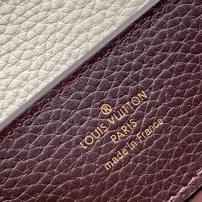 LV 26S CAPUCINES BAG 31 IN REDDISH BROWN TAURILLON CALFSKIN