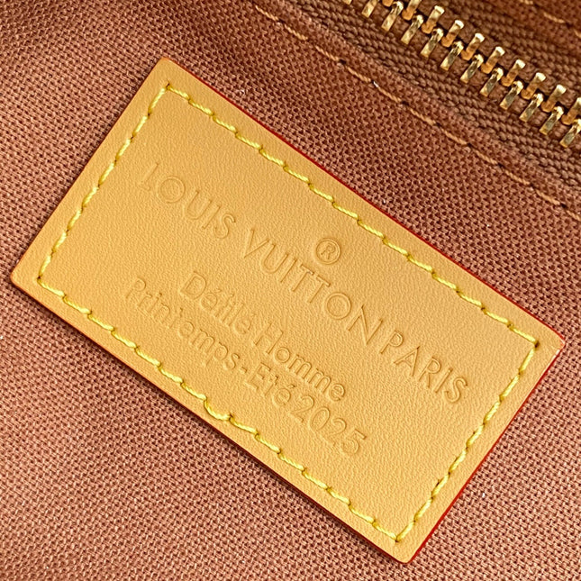 LV 26S LOUIS HANDBAG 25 IN BROWN CALFSKIN