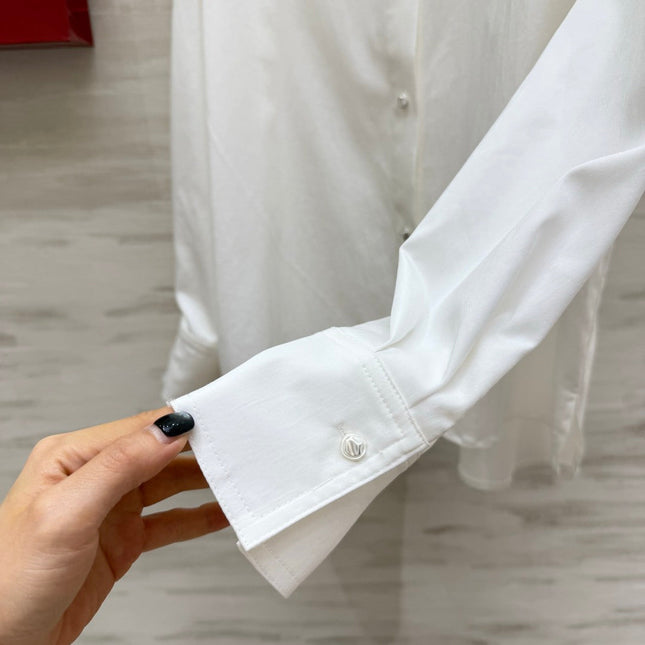 VALENTINO 26S RUFFLED COLLAR SHIRT 139