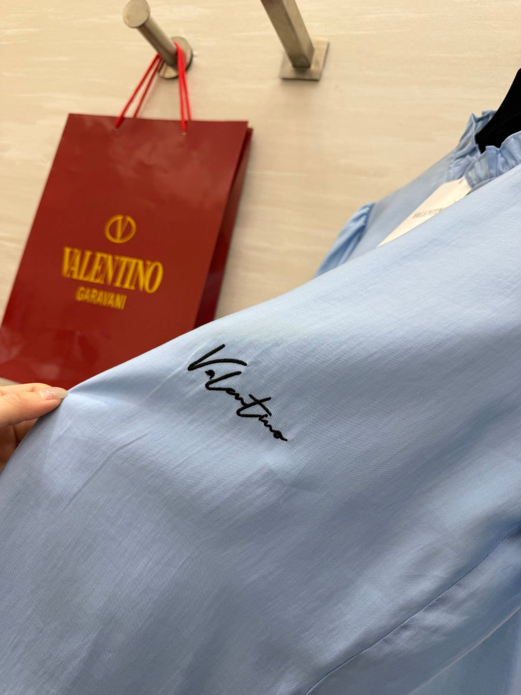 VALENTINO 26S RUFFLED COLLAR SHIRT 127