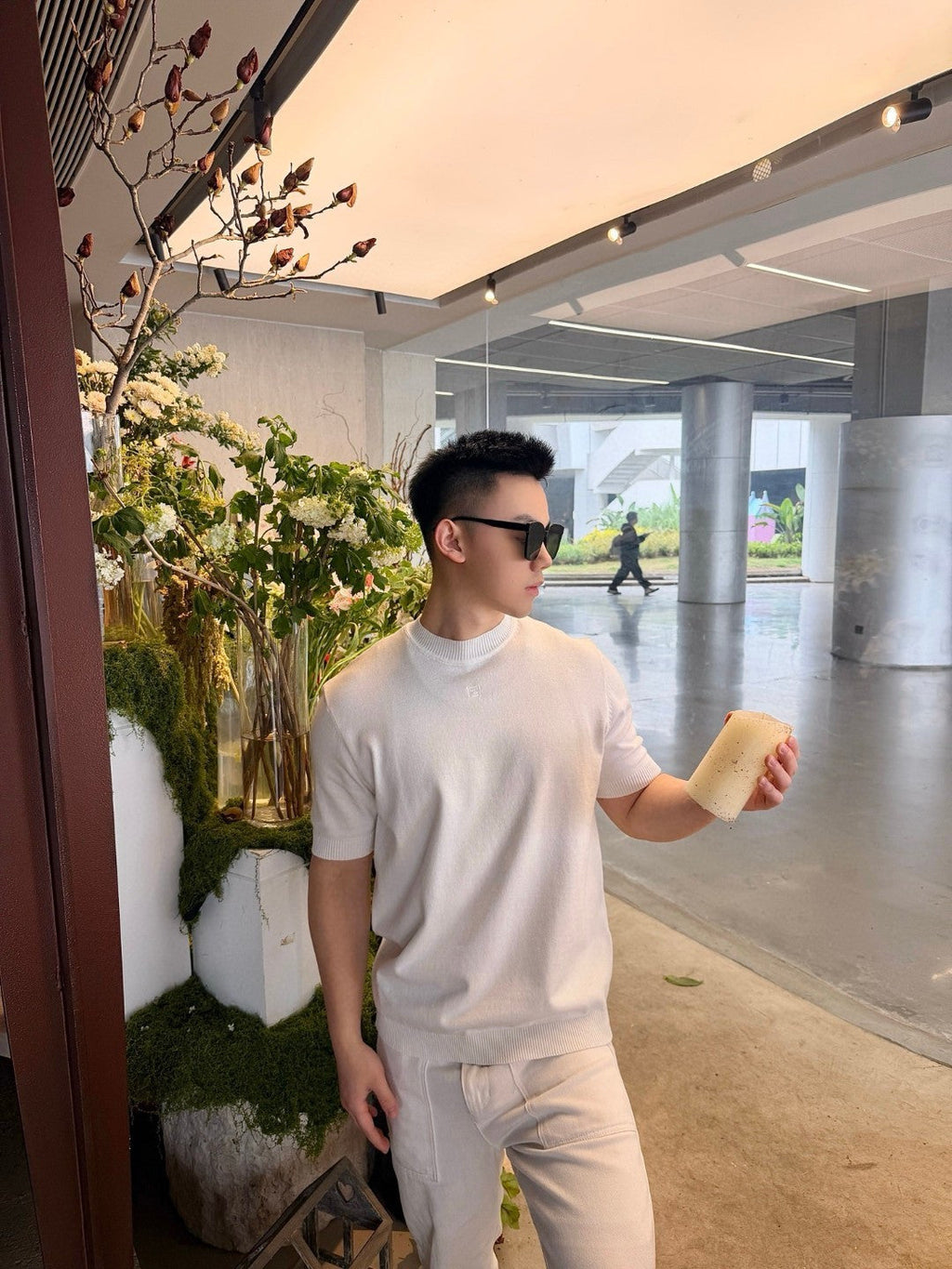 FENDI 26S SHORT SLEEVE KNIT 105