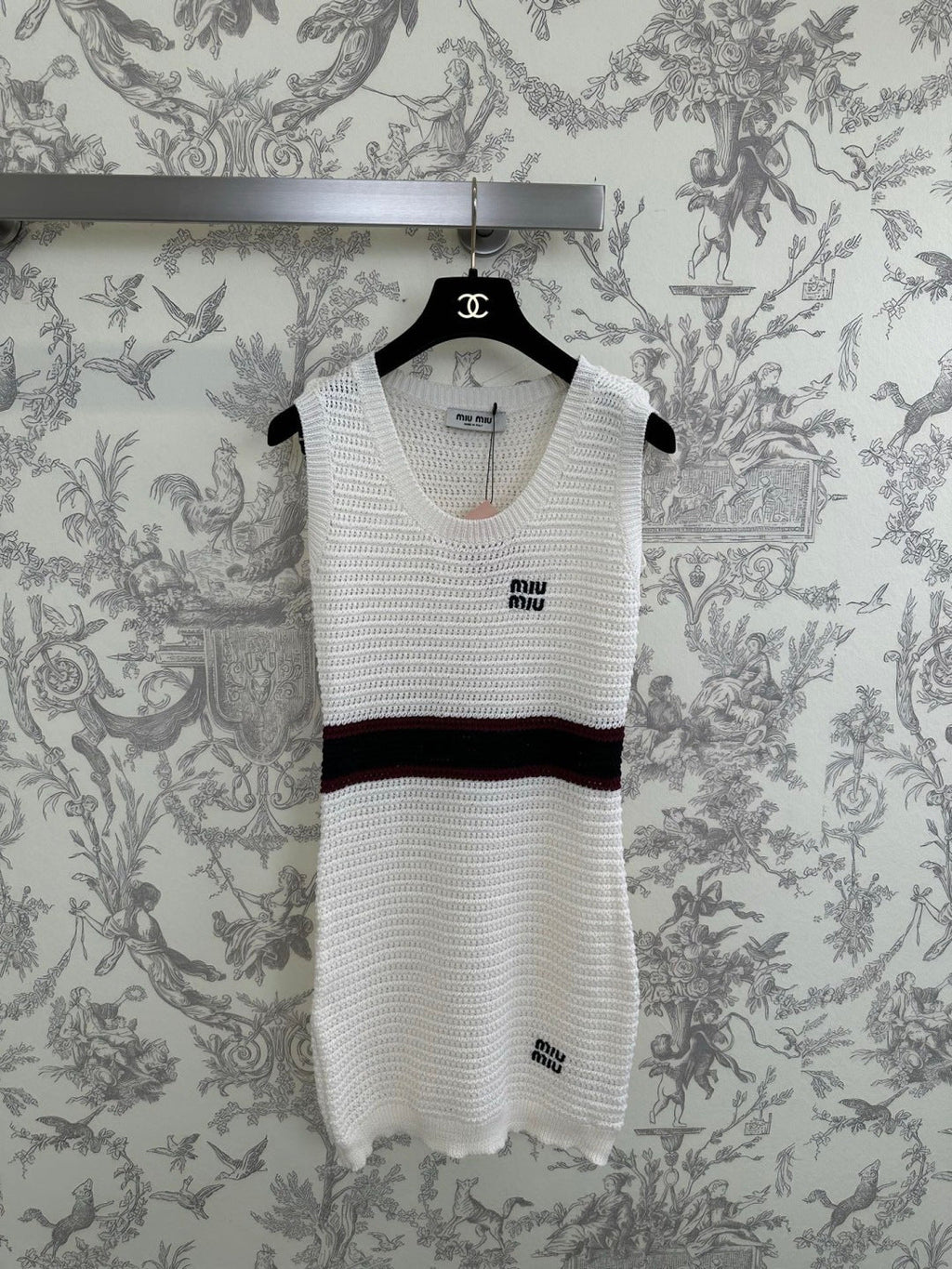 MIUMIU 26S SLEEVELESS KNIT DRESS STYLE 1110