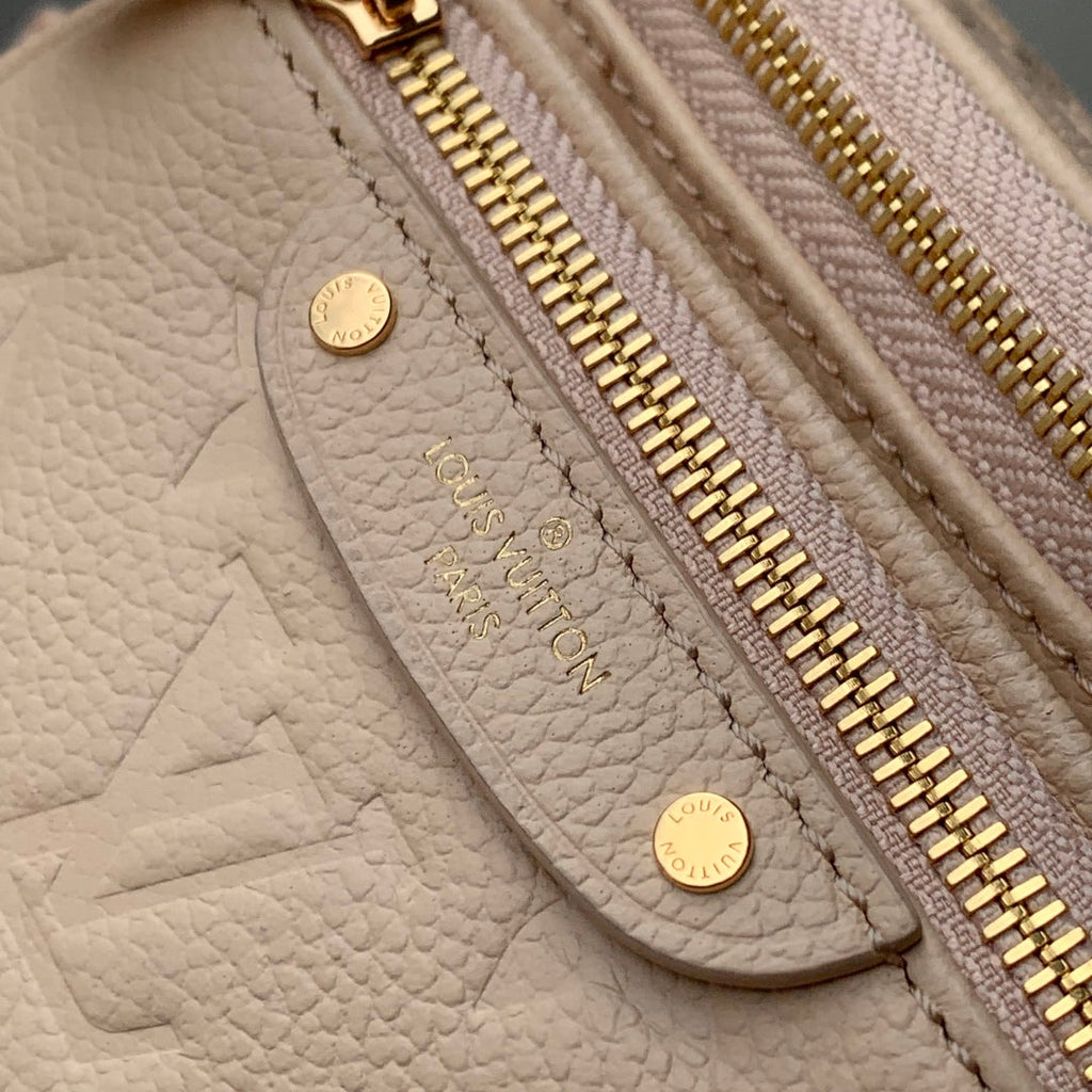 MINI BUMBAG 17 IN NUDE PINK EMBOSSED MONOGRAM EMPREINTE CALFSKIN