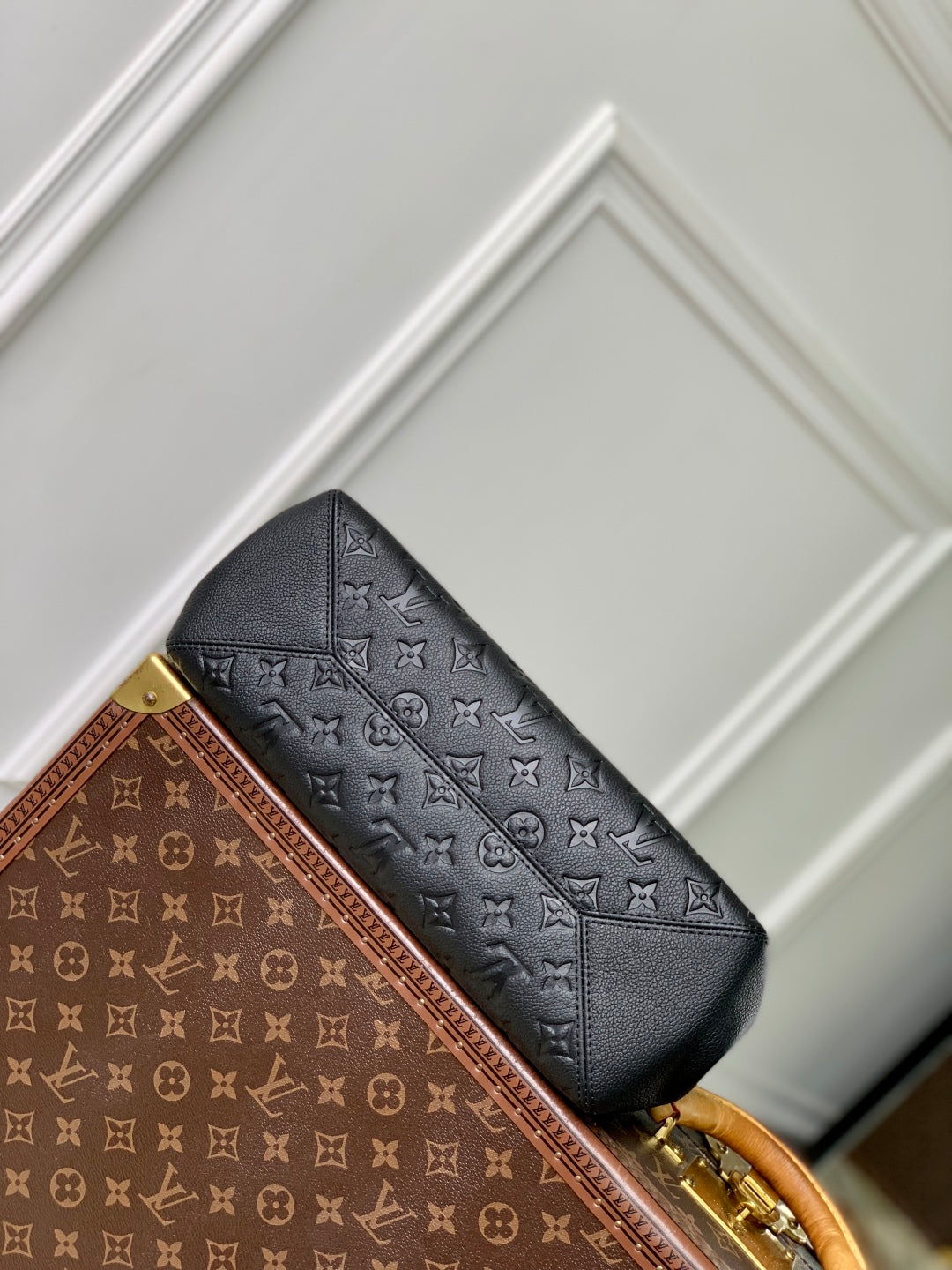 ANYTIME PM 34 IN BLACK MONOGRAM EMPREINTE CALFSKIN