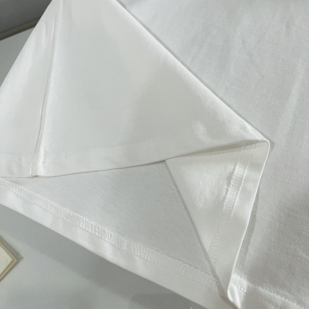 T-SHIRT WITH LV SILK SCARF IN JERSEY FABRIC 265970