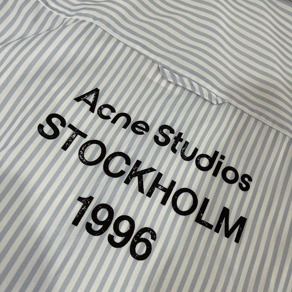 MIU STRIPED SHIRT COTTON BLUE IN COTTON 265839