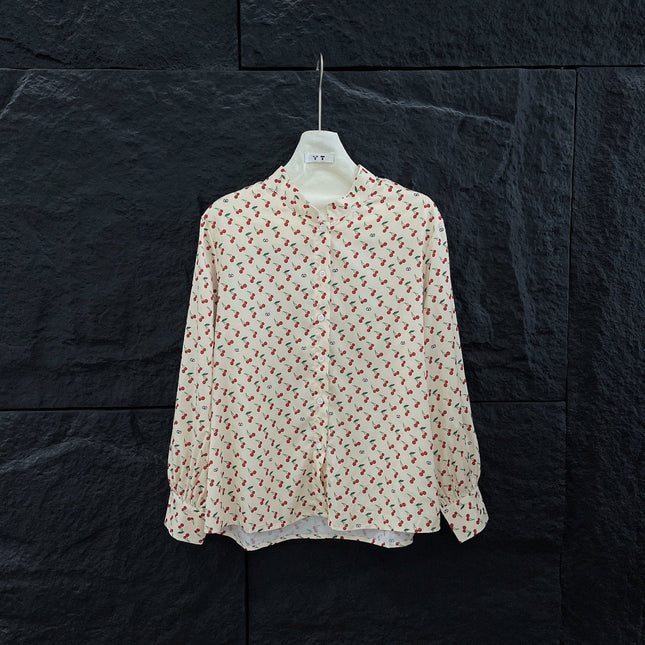 SILK SHIRT WITH CHERRY PRINT 265827