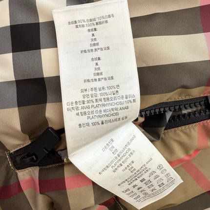BURBERRY 25S REVERSIBLE DOWN JACKET 169