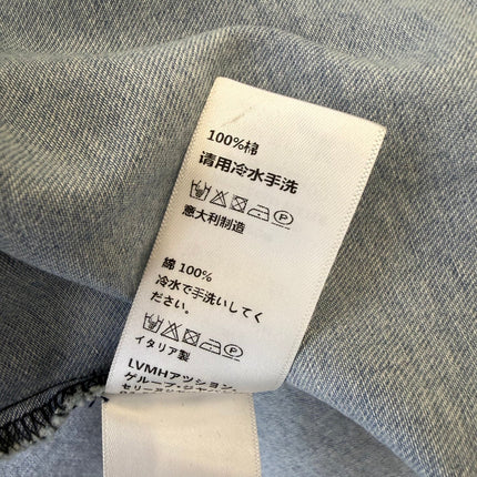 CELINE 26S LONG SHORT SLEEVE DENIM DRESS 366