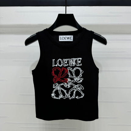 Loewe 25 Tank Top Wool with Tencel 232631