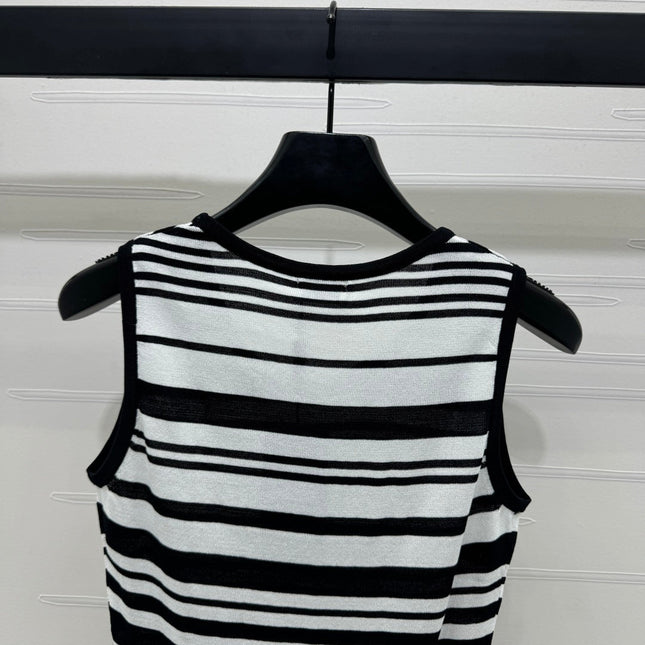 YSL 25S BLACK TRIM TANK TOP 264090