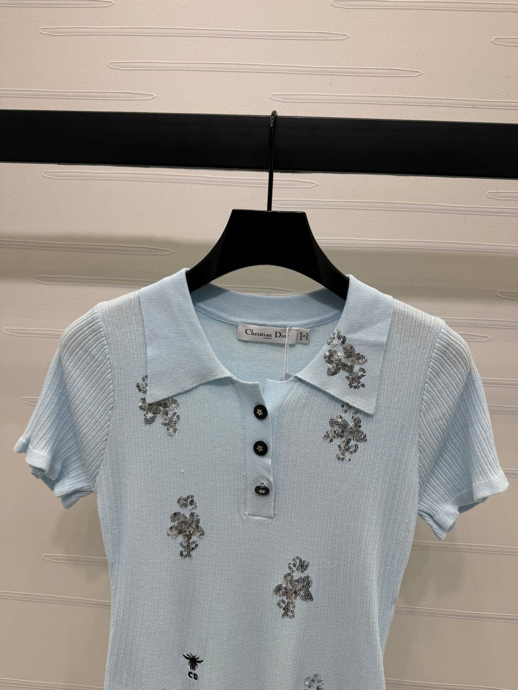 DIOR 25S RHINESTONE SWEATER 264084
