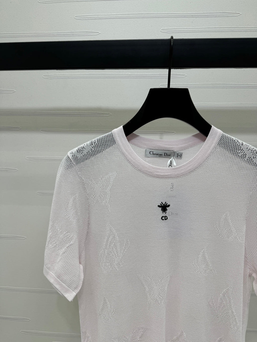 DIOR 25S BUTTERFLY WOVEN T-SHIRT 264062