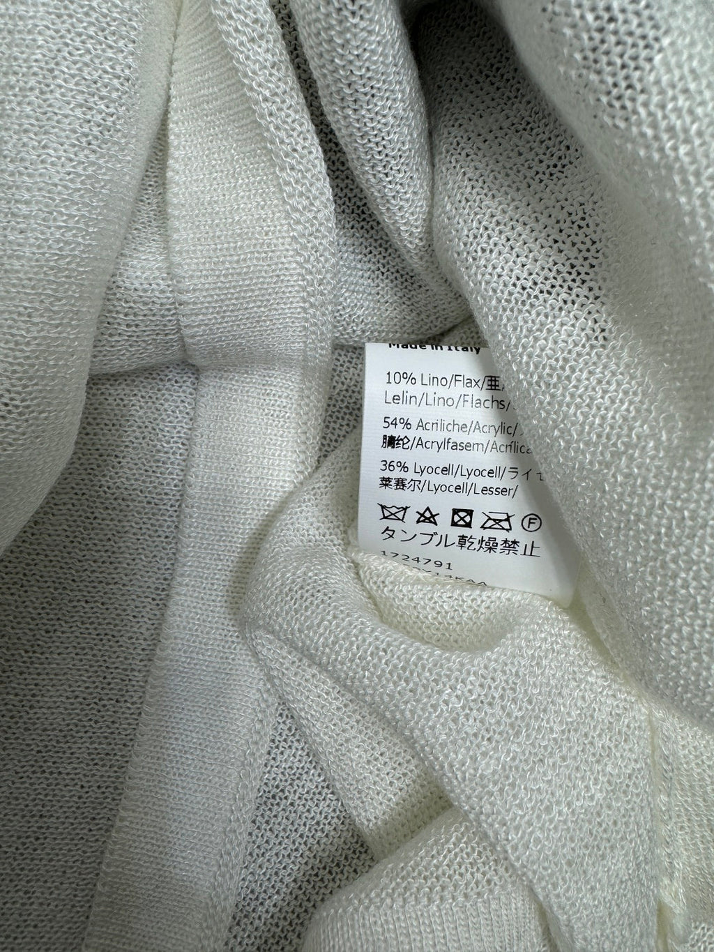 LOEWE TWO PIECE TOP WHITE AND BLACK 274903